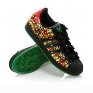 Vintage "RASTA" adidas Superstars